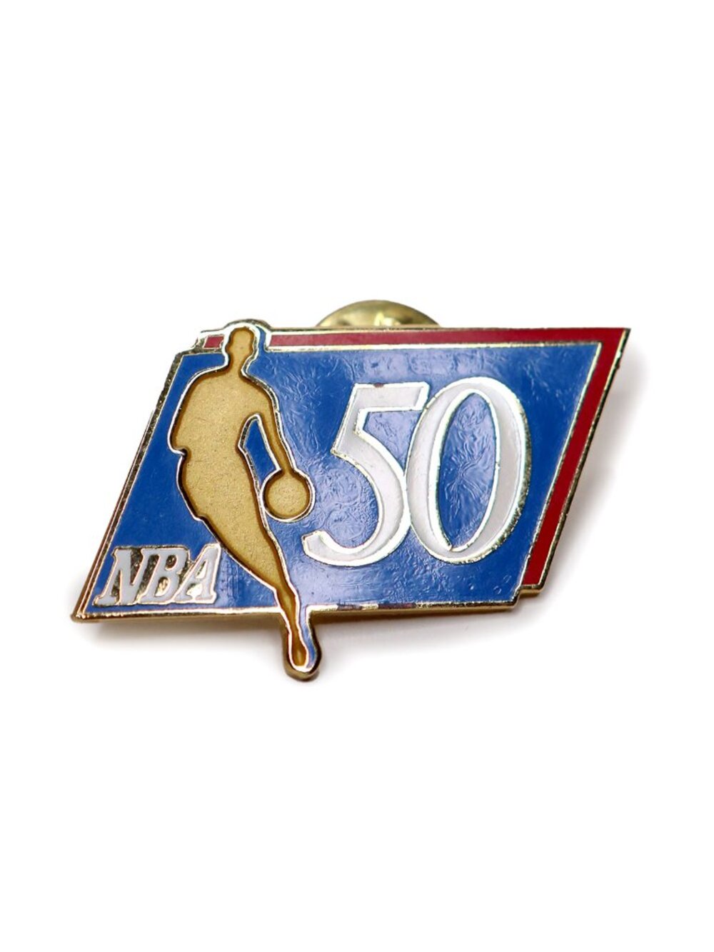 Vintage 1996 NBA 50th Anniversary Lapel Metal Pin Imprinted Products Basketball